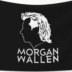 Morgan Wallen Black and White Tapestry
